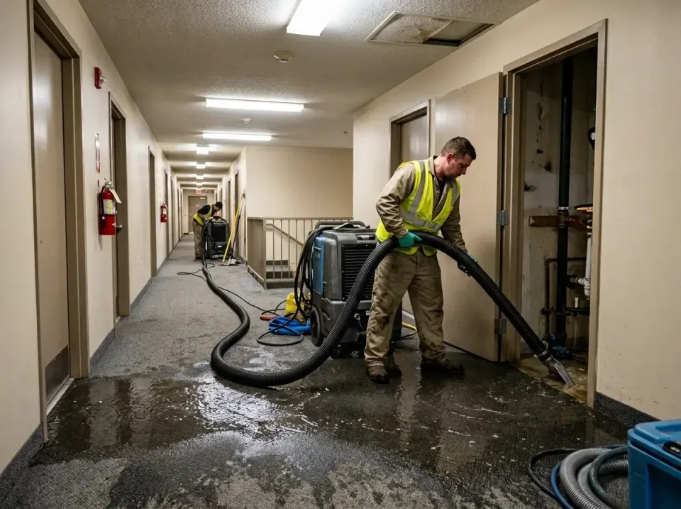 multi-unit-apartment-hallway-f-005 — frequently asked questions, Emergency Burst Pipe Water Extraction & Removal in Timberli…
